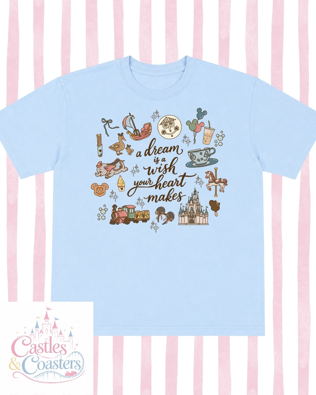 Dream & Wish Theme Park Girlie T-Shirt