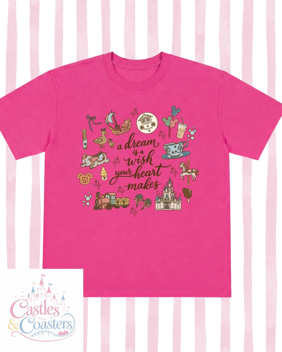 Dream & Wish Theme Park Girlie T-Shirt