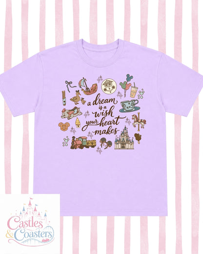 Dream & Wish Theme Park Girlie T-Shirt