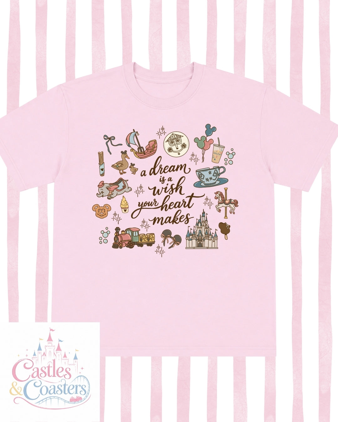 Dream & Wish Theme Park Girlie T-Shirt