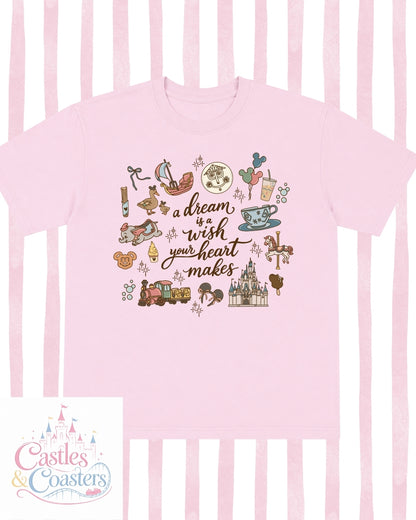Dream & Wish Theme Park Girlie T-Shirt