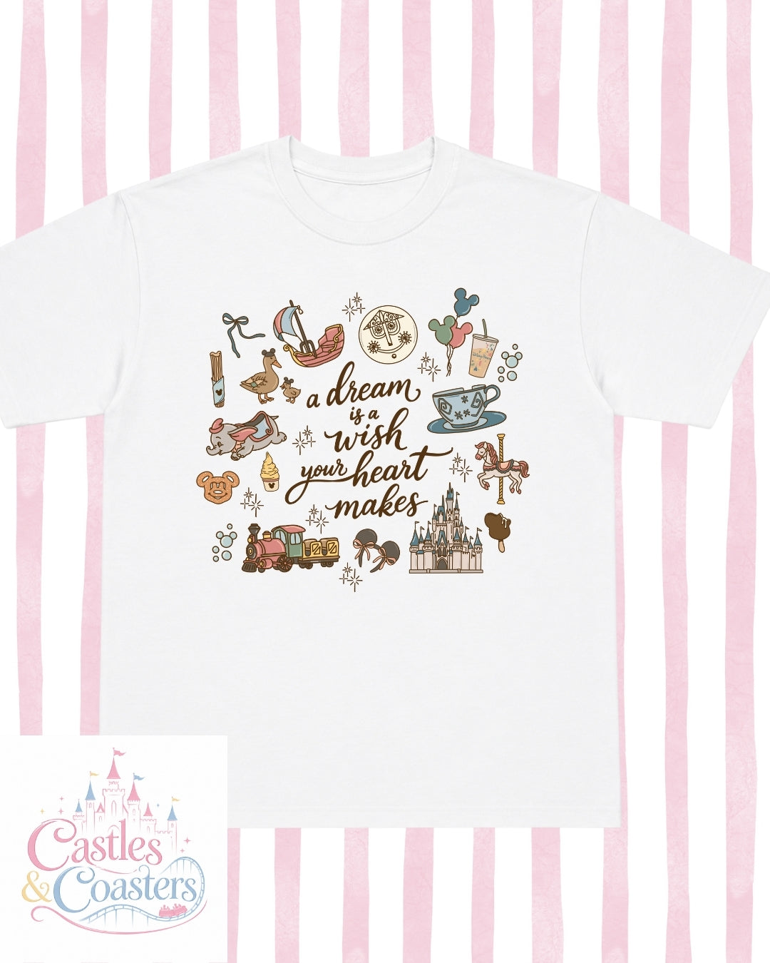 Dream & Wish Theme Park Girlie T-Shirt