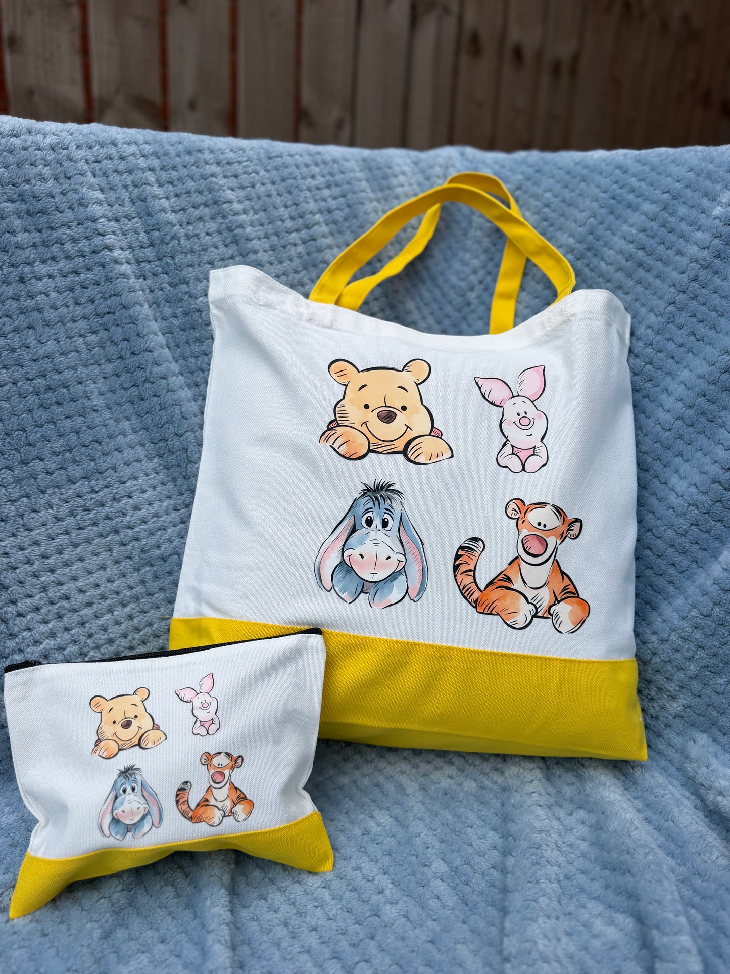 Honey Bear and Friends Tote Bag & Matching Accessory Pouch
