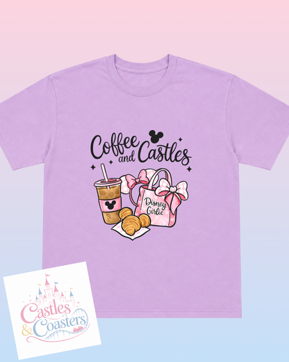 Pink Coffee & Castles T-Shirt